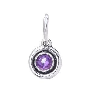 ⭐️ NWT - Waxing Poetic February Foundation Birthstone Charm Sterling 925 ⭐️